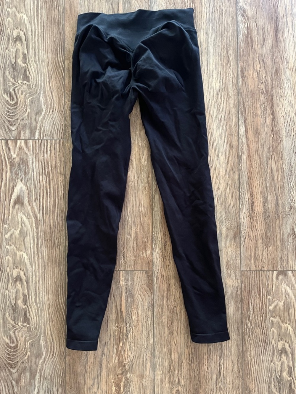 Black High-Waist scrunch Leggings